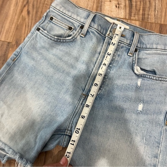 Aritzia Denim Forum The Yoko High Rise Slim denim cut-off shorts - Picture 8 of 10